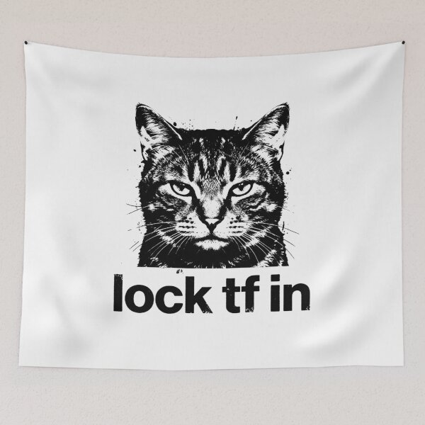 Item preview, Intense Tabby Cat Face Bold Graphic Art designed and sold by SiarheiYur.