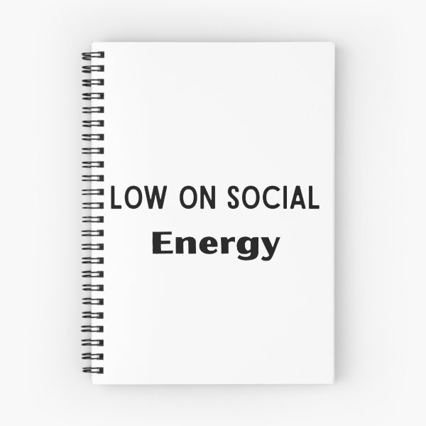 Item preview, Low On Social Energy Funny Introvert Quote | Social Battery Humor designed and sold by FarazDesign110.