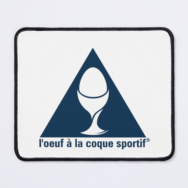 Item preview, The Sporty Soft-Boiled Egg - Vintage Logo Parody French Humor designed and sold by Eric Sintès.
