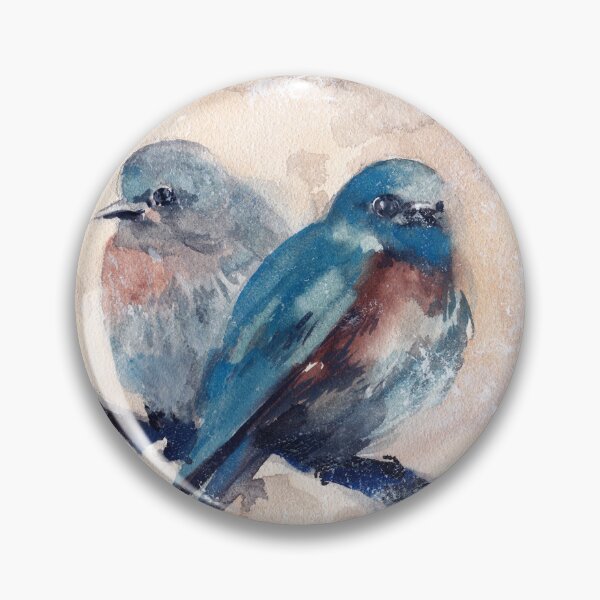 Item preview, Birds watercolor painting designed and sold by CanotStop.