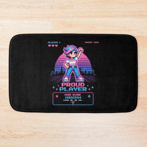 Item preview, Pixel Art Player 1 Proud Gamer Neon - Retro Gaming designed and sold by irfanshikh.