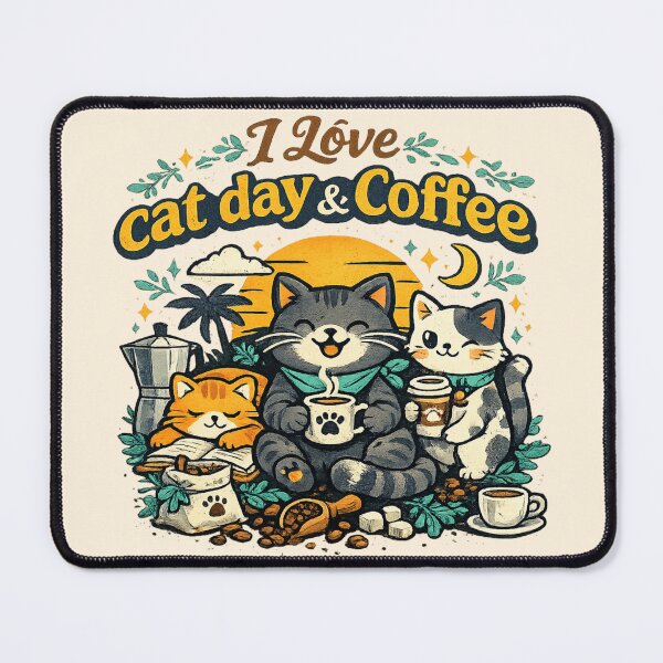 Item preview, Funny cat day Quote Aesthetic Design designed and sold by TeeSpectrume.