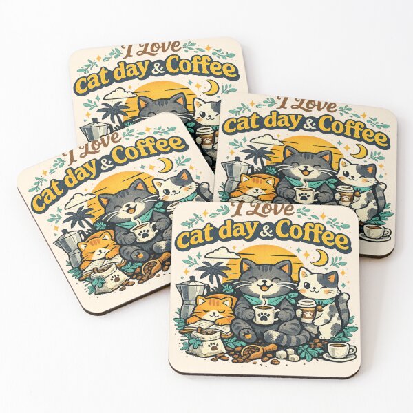 Item preview, Funny cat day Quote Aesthetic Design designed and sold by Retro Rascals Co..