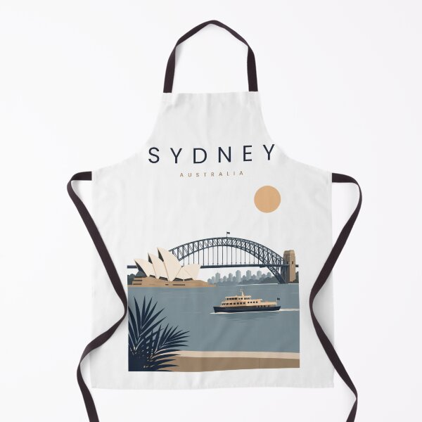 Item preview, Sydney skyline with Opera House and Harbour Bridge designed and sold by Rue Market.