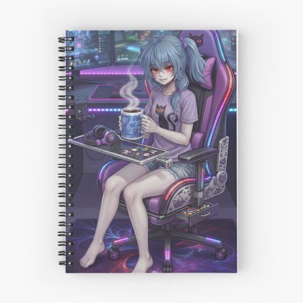 Item preview, Aoba Akane – Night Gaming Mode with Yuki Mug  青葉アカネ – ユキのカップと夜のゲーミングモード designed and sold by dragon580.