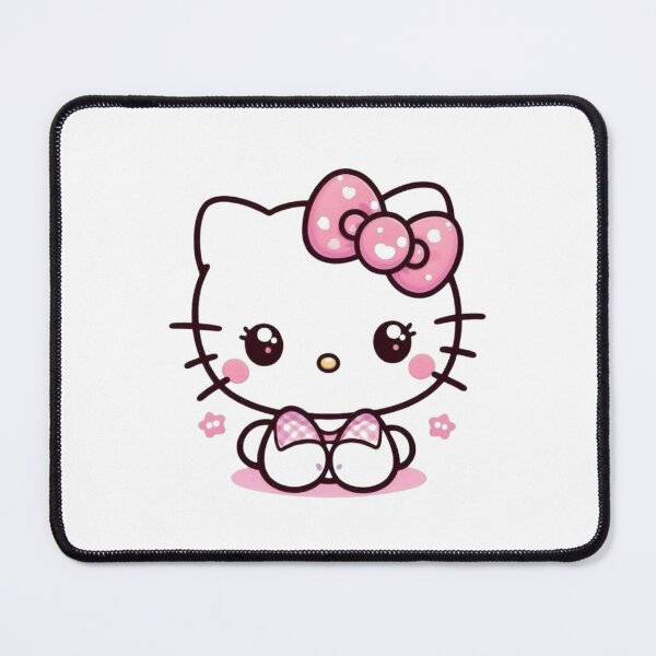 Item preview, Cute White Kitty With Bow designed and sold by nyxium-art.