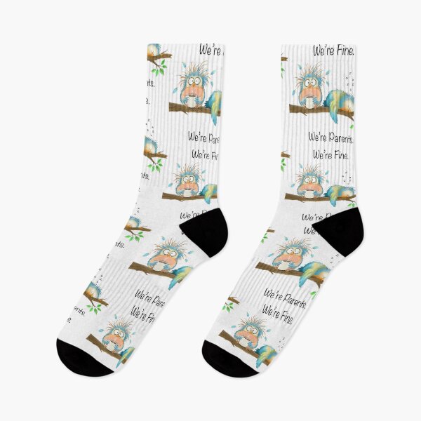 Item preview, We’re Fine We’re Parents Funny Birds designed and sold by daphsam.