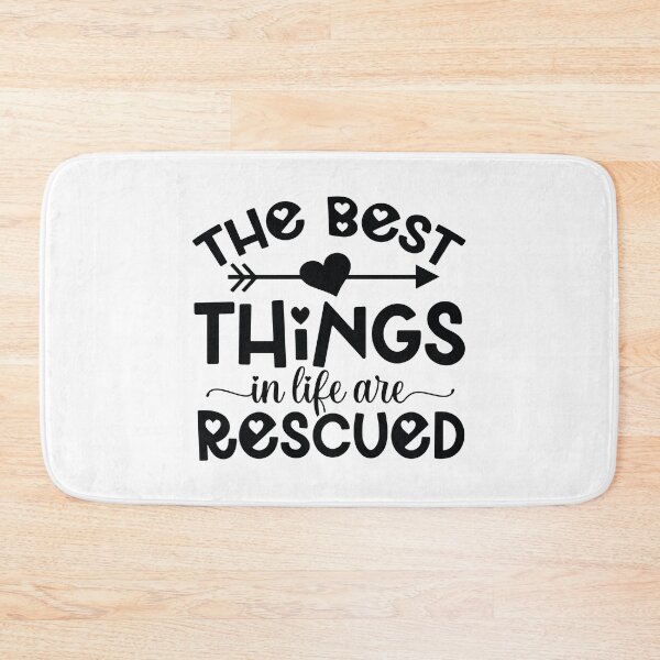 Item preview, The Best Things In Life Are Rescued - Funny Dog Quotes Retro Vintage Aesthetic Best Puppy Mother Gift designed and sold by FuzionRaptor.