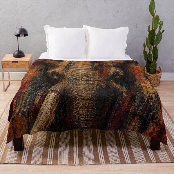 Item preview, Majestic Elephant Emerging Abstract designed and sold by Ingorgia Studio.