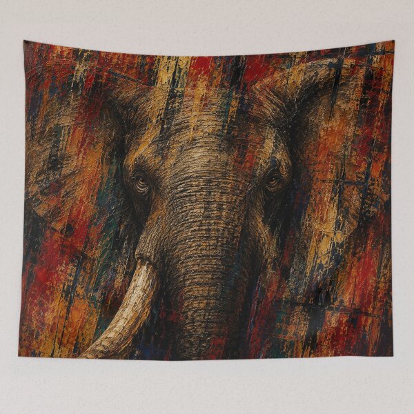 Item preview, Majestic Elephant Emerging Abstract designed and sold by Ingorgia Studio.