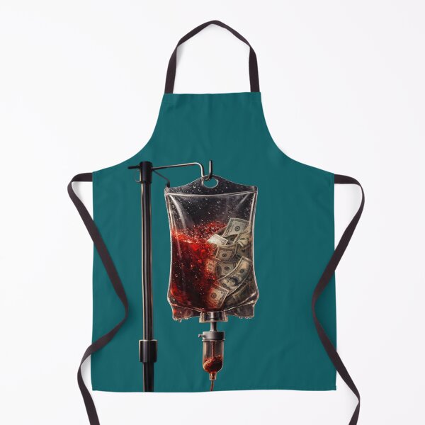Item preview, Blood and Dollar Infusion - Dark and Surreal Conceptual Art designed and sold by RAYBIL.