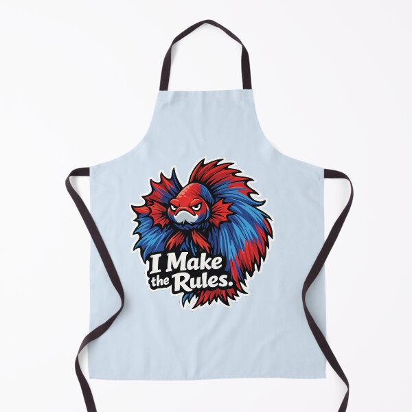 Item preview, I Make the Rules Angry Betta Fish designed and sold by SimplePoDesign.
