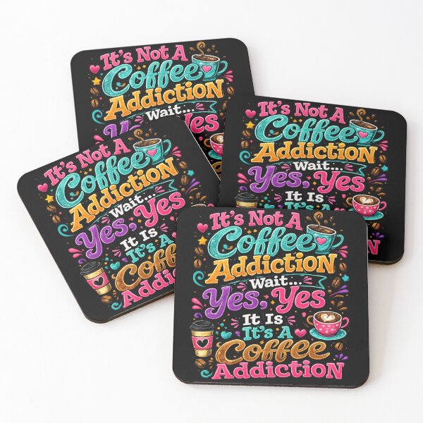 Item preview, Coffee Addiction designed and sold by DazzleKitty.
