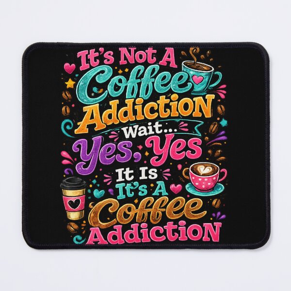 Item preview, Coffee Addiction designed and sold by DazzleKitty.