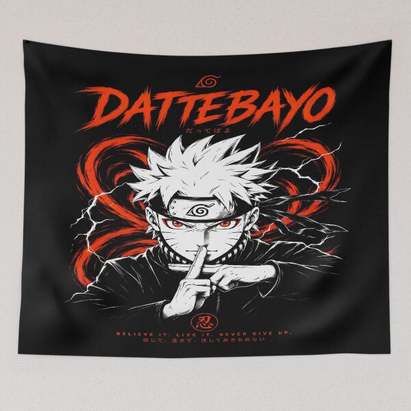 Item preview, Naruto Dattebayo - Believe It, Live It, Never Give Up | Anime Ninja Aesthetic Design designed and sold by Trinidesigns123.