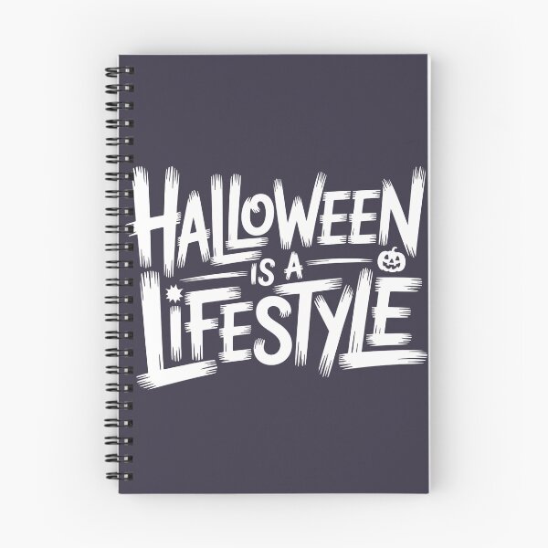 Item preview, Halloween Is A Lifestyle Funny Spooky Quote Sticker and Shirt designed and sold by Raw Tigers.
