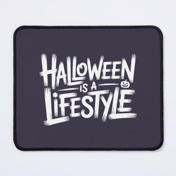 Item preview, Halloween Is A Lifestyle Funny Spooky Quote Sticker and Shirt designed and sold by Raw Tigers.
