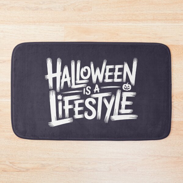 Item preview, Halloween Is A Lifestyle Funny Spooky Quote Sticker and Shirt designed and sold by Raw Tigers.
