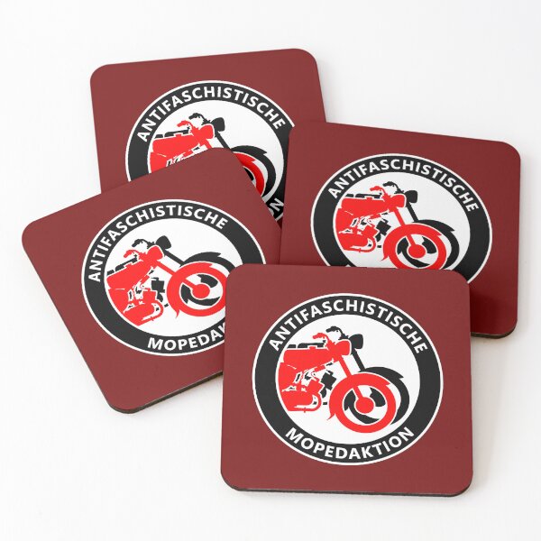 Item preview, Anti-fascist moped action designed and sold by VEB Ostladen.