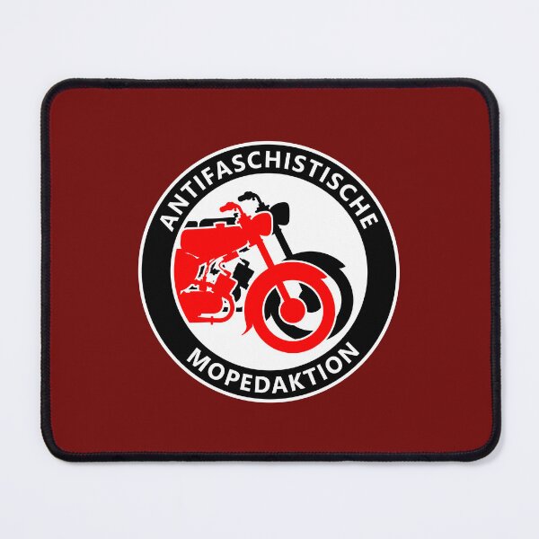 Item preview, Anti-fascist moped action designed and sold by VEB Ostladen.
