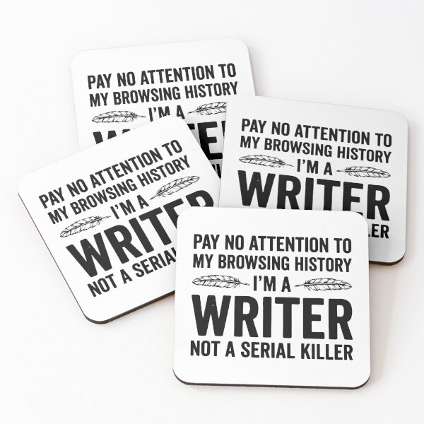 Item preview,  Im a Writer Not a Serial Killer Funny Browsing History designed and sold by raedattia.