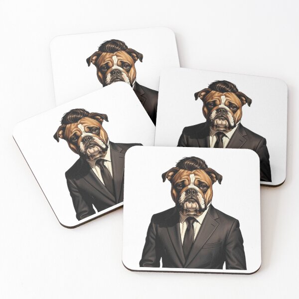 Item preview, Bulldog face and male human body designed and sold by The best online style shop.
