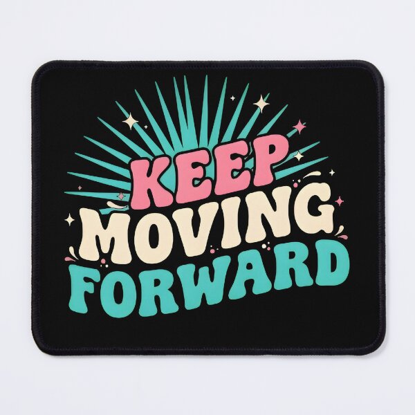 Item preview, Keep Moving Forward Retro Groovy Typography designed and sold by milano picks.