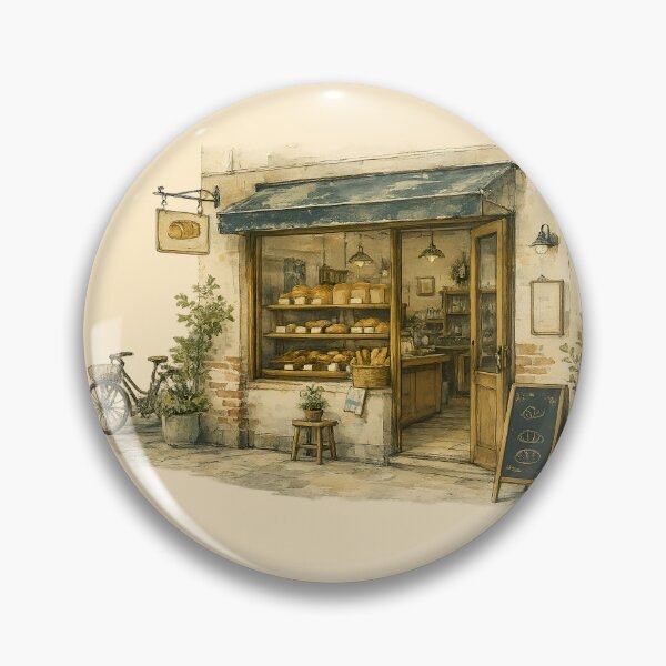 Item preview, Neighborhood Bakery | Vintage Japanese Bakery designed and sold by Emyku.
