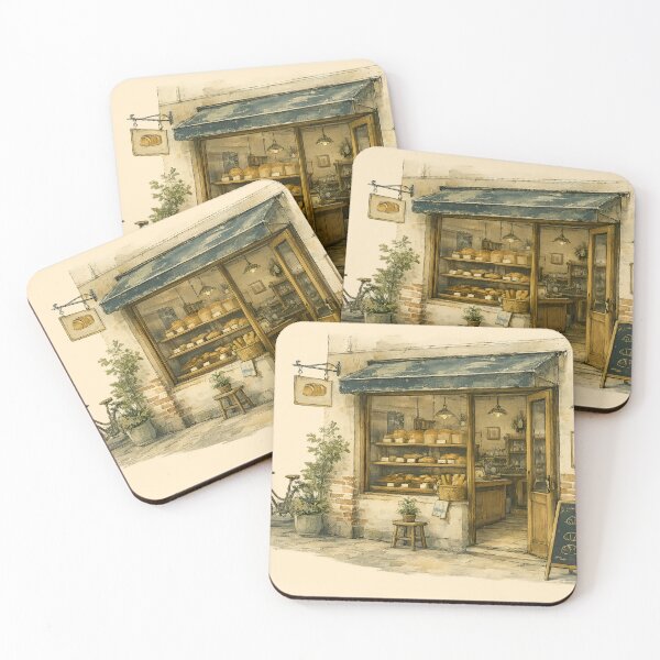 Item preview, Neighborhood Bakery | Vintage Japanese Bakery designed and sold by Emyku.