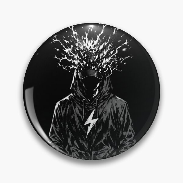 Item preview, Lightning Mind Burst Dark Shadow Hoodie Art designed and sold by Munib320.