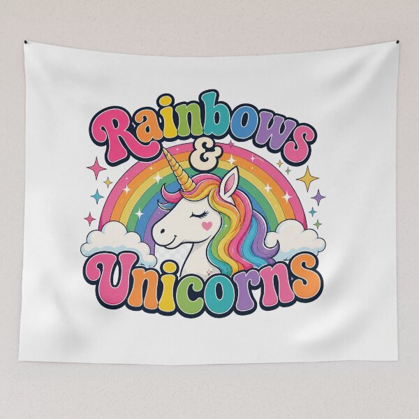 Item preview, Rainbows and Unicorns Cute Rainbow Unicorn designed and sold by DesignsO'Random.