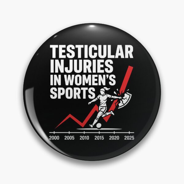 Item preview, Testicular Injuries In Women's Sports Funny Chart designed and sold by SiarheiYur.