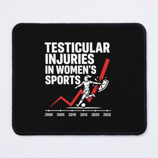 Item preview, Testicular Injuries In Women's Sports Funny Chart designed and sold by SiarheiYur.