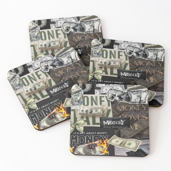 Item preview, Money Motivation Collage - Money Aesthetic, Luxury and Hustle Culture designed and sold by RAYBIL.