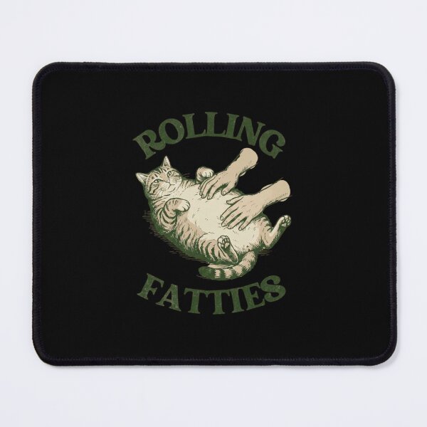 Item preview, Rolling Fatties Chubby Cat Belly Rub Vintage designed and sold by SiarheiYur.
