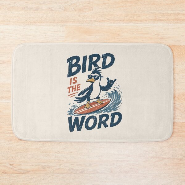 Aperçu de l'œuvre Oiseau est le mot - Surf créée et vendue par Sarcastic Panda.