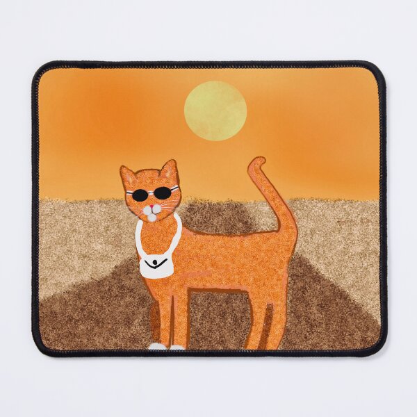 Item preview, Cool Cat in the Desert designed and sold by Elaine M Hayward .