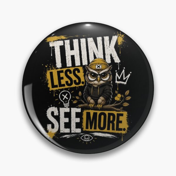 Item preview, Think Less See More – Urban Owl Street Art designed and sold by Dogandesighn.
