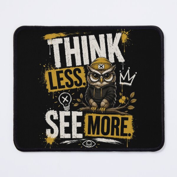 Item preview, Think Less See More – Urban Owl Street Art designed and sold by Dogandesighn.
