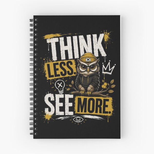 Item preview, Think Less See More – Urban Owl Street Art designed and sold by Dogandesighn.