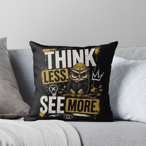Item preview, Think Less See More – Urban Owl Street Art designed and sold by Dogandesighn.