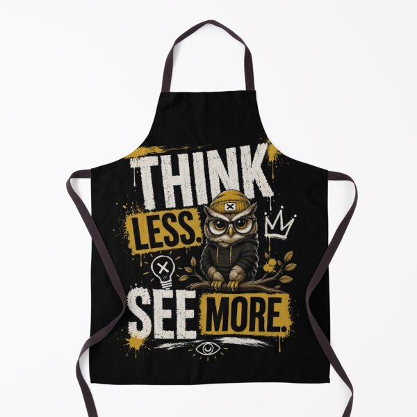 Item preview, Think Less See More – Urban Owl Street Art designed and sold by Dogandesighn.