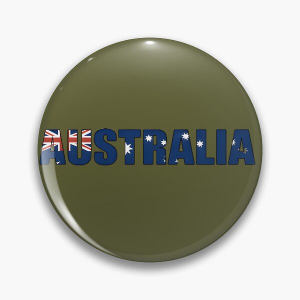 Artikelvorschau, Australia text with flag no background entworfen und verkauft von CreationsNicB.
