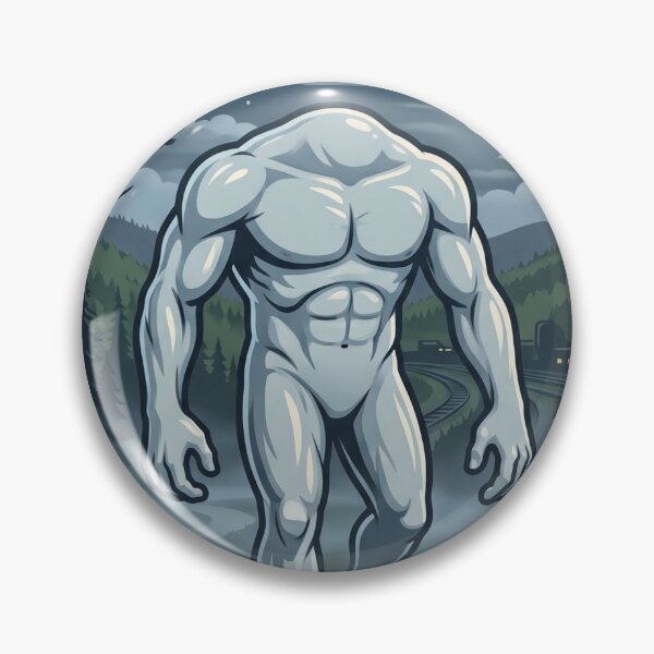 Item preview, Grafton, West Virginia – Grafton Monster | National Park Badge Design designed and sold by ElNiro.