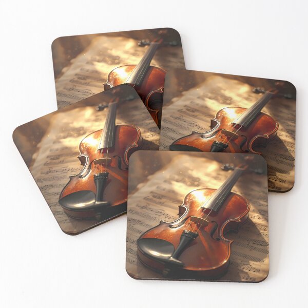 Item preview, Vintage Violin on Sheet Music – World Music Day designed and sold by Art-Arcade6.