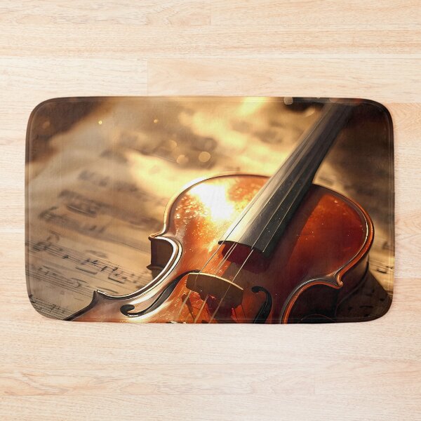 Item preview, Vintage Violin on Sheet Music – World Music Day designed and sold by Art-Arcade6.