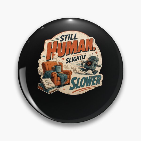 Item preview, Still Human, Slightly Slower designed and sold by FreshPixelArt.