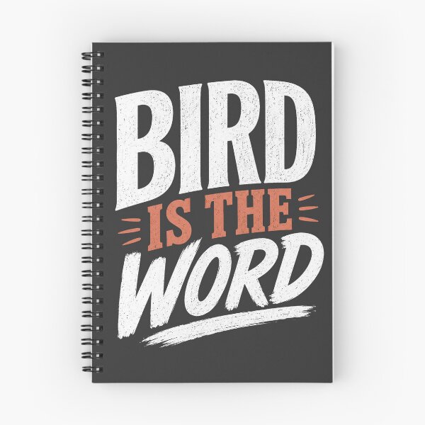 Aperçu de l'œuvre Oiseau est le mot créée et vendue par Sarcastic Panda.