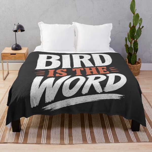 Aperçu de l'œuvre Oiseau est le mot créée et vendue par Sarcastic Panda.