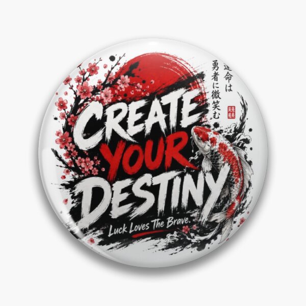 Item preview, Create Your Destiny – Koi Fish Japanese  designed and sold by Dogandesighn.